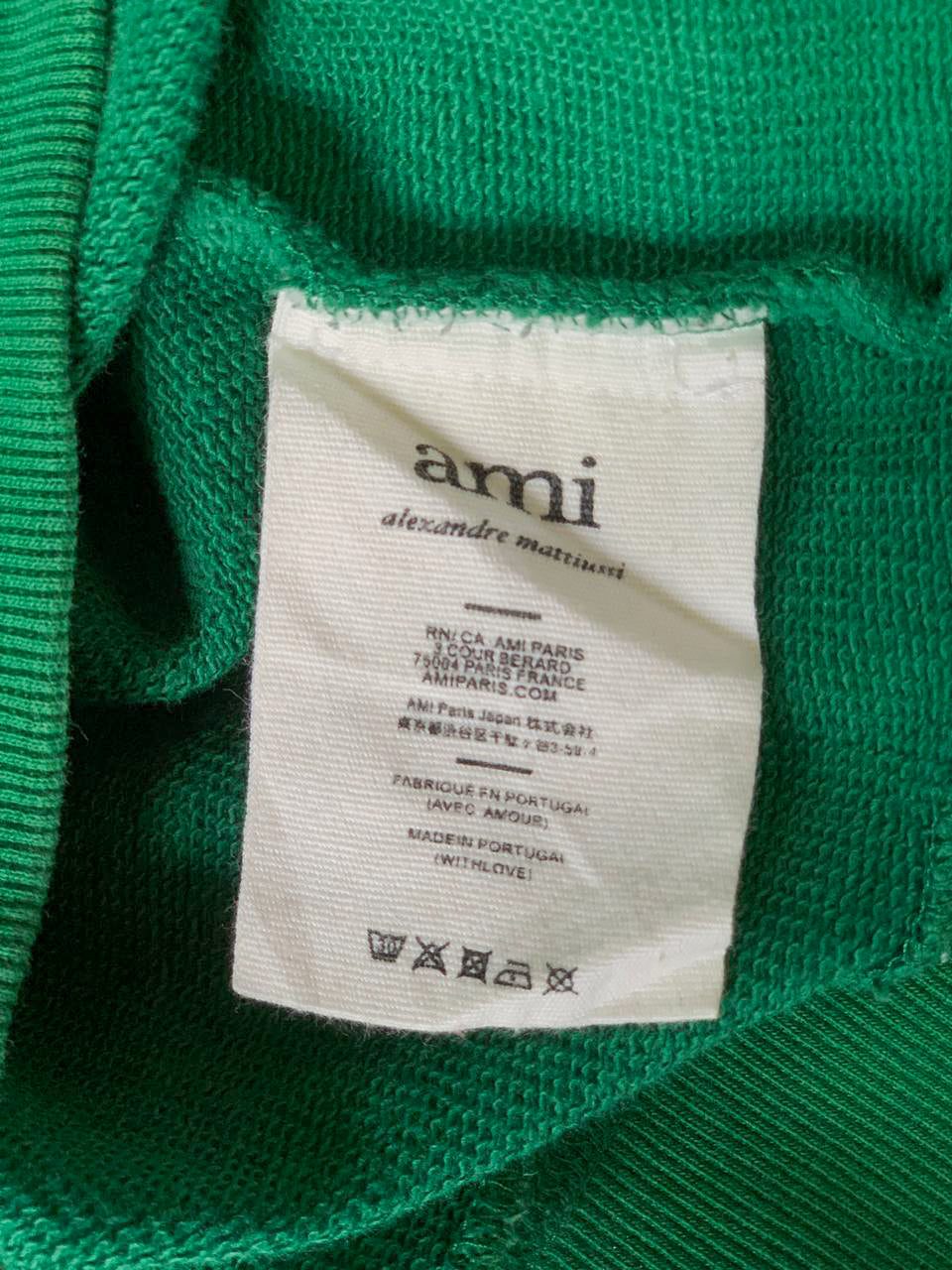 Ami Green Heart Jersey - Medium