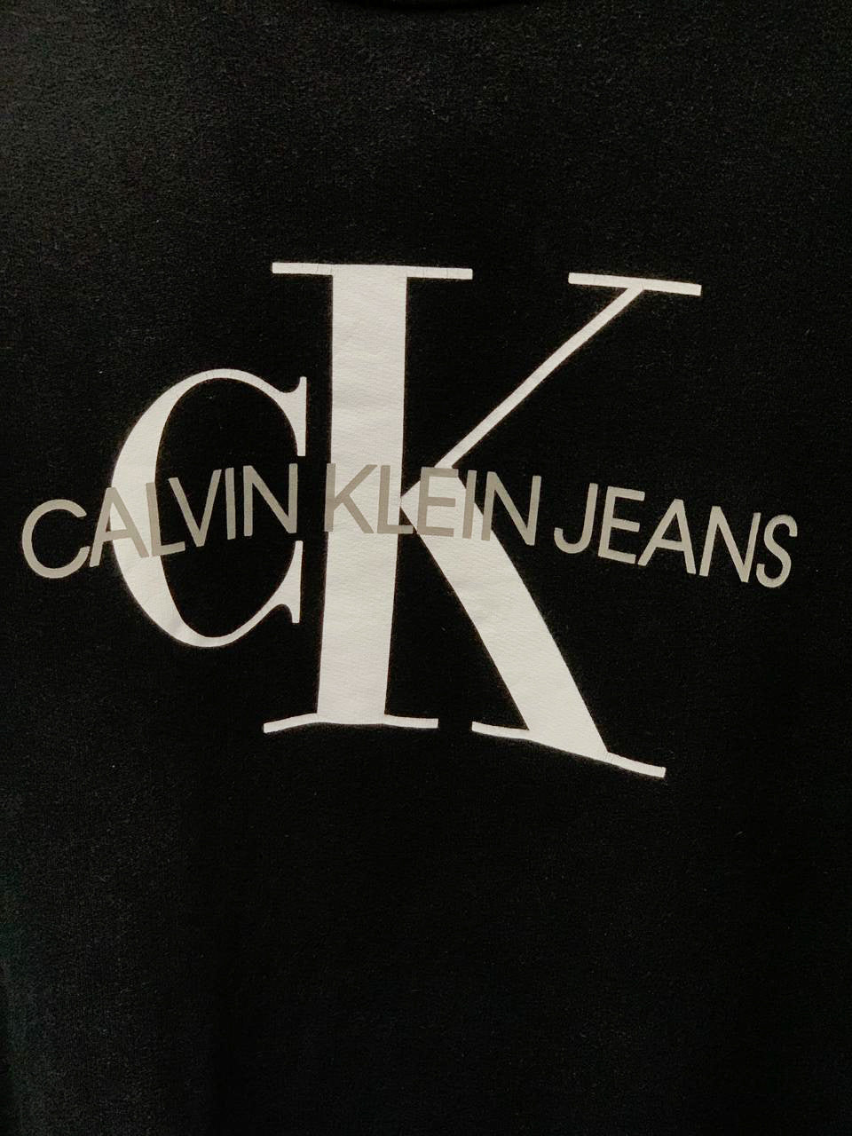 Calvin Klein Logo Sweater - Large