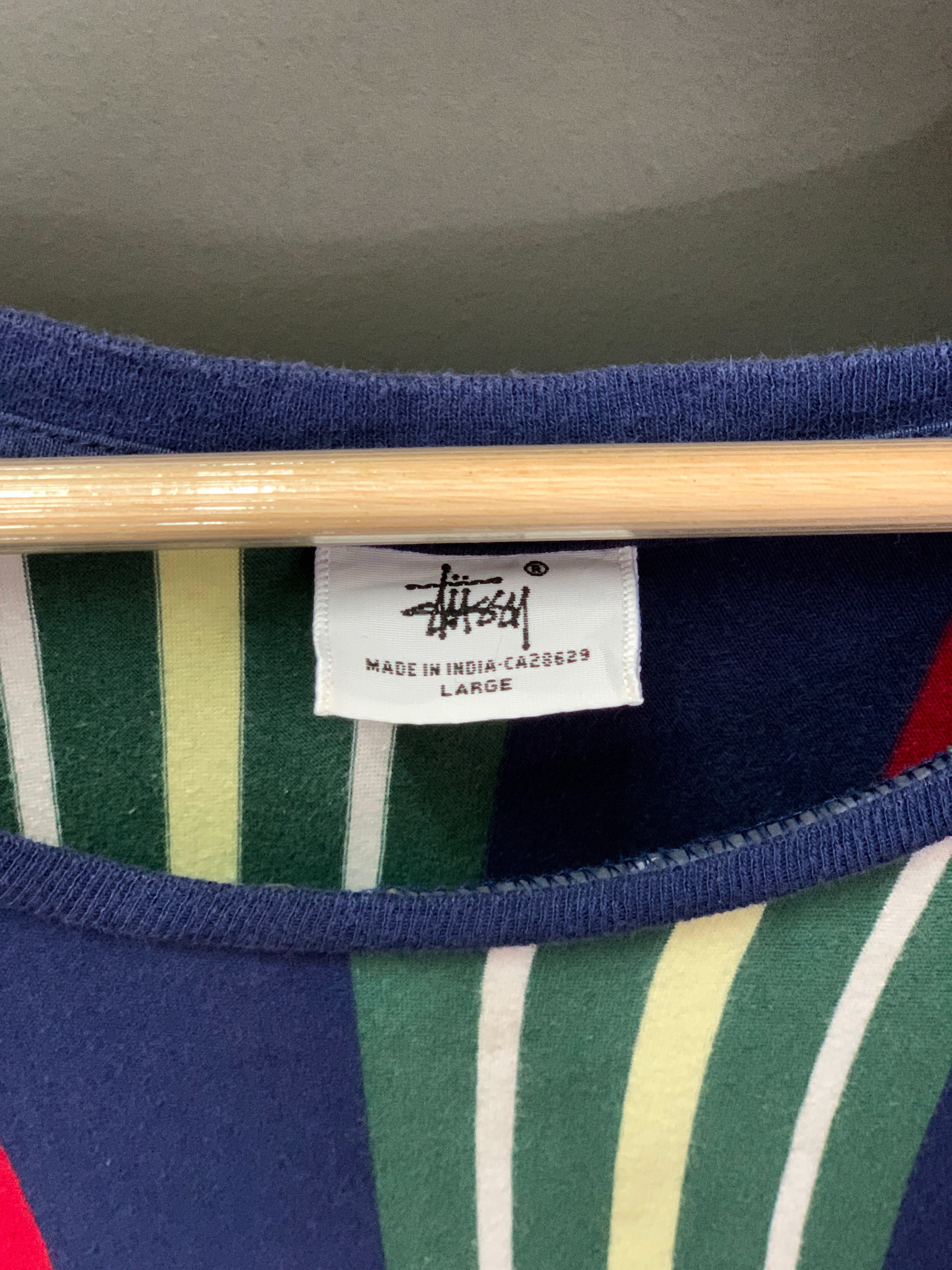 Stüssy Stripe Tee - Large
