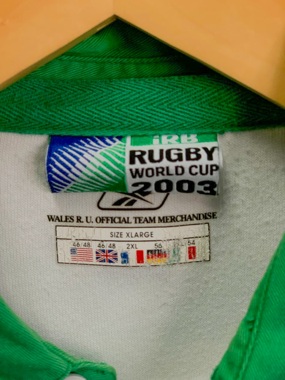 Wales 2003 RWC Rugby L/S Jersey - Extra Large