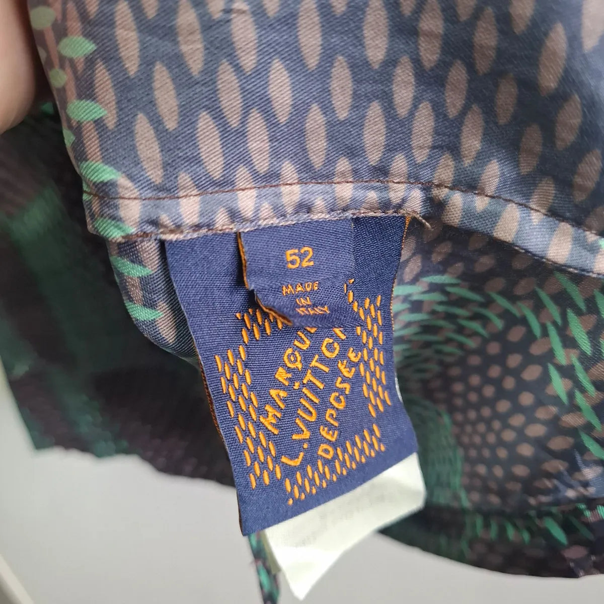 Louis Vuitton Damier Japan Special Edition Silk Shirt - Large