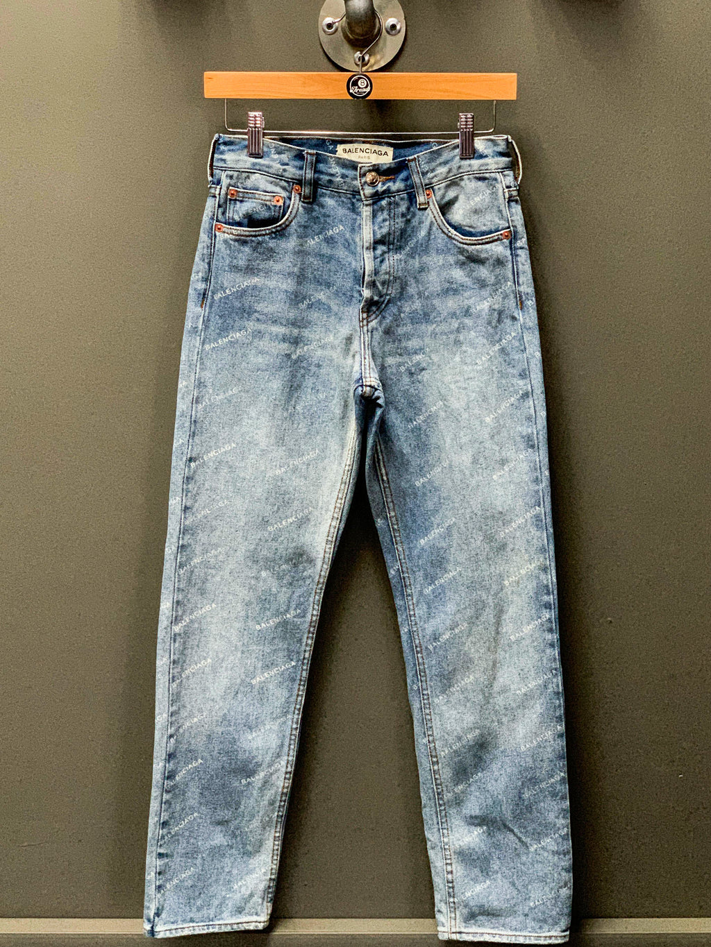 Balenciaga Allover Print Jeans - XS