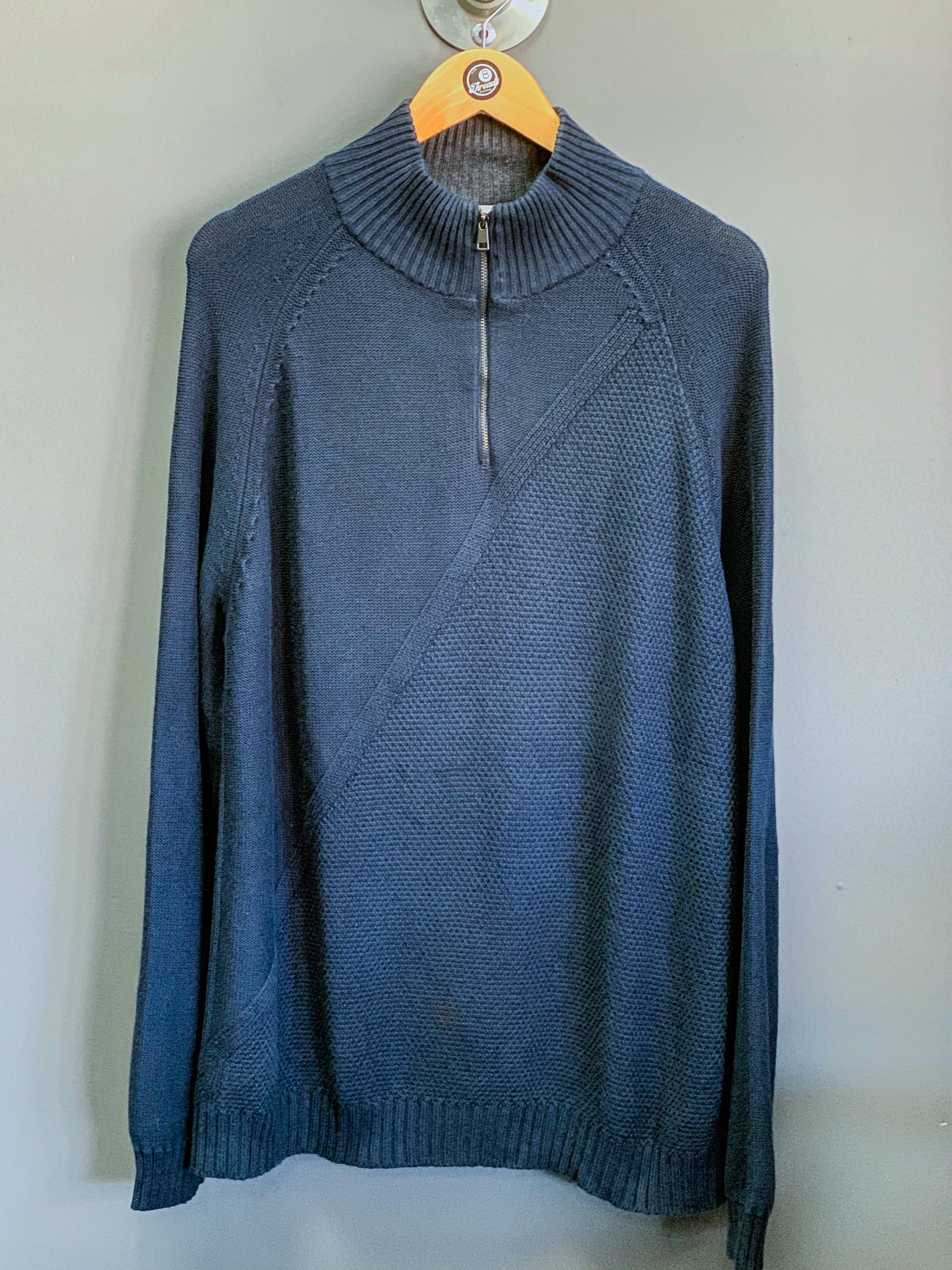 Calvin Klein Horizontal Knit 1/4 Zip - Extra Large