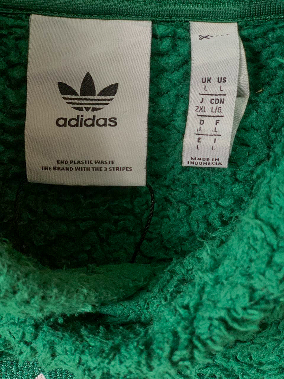 Adidas Sherpa Hoodie - Large
