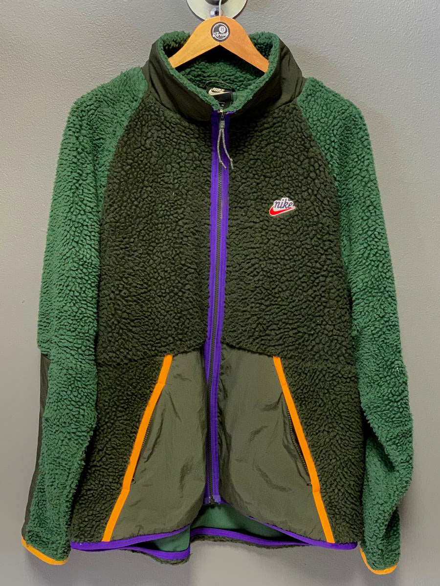 Nike Heritage Full Zip Fleece Winter Jacket - Extra Large