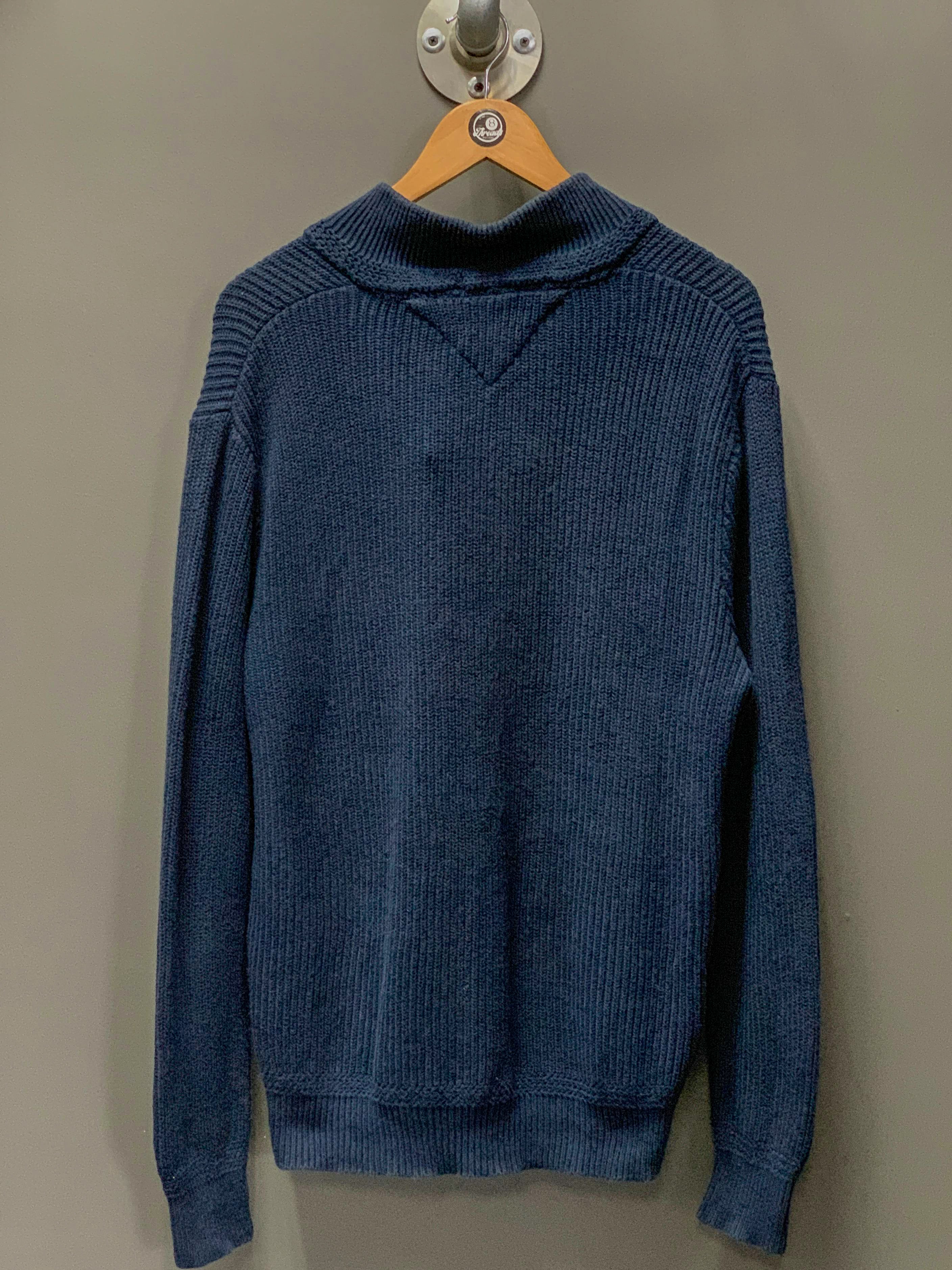 Tommy Hilfiger 1/4 Zip Knit Jersey - Medium