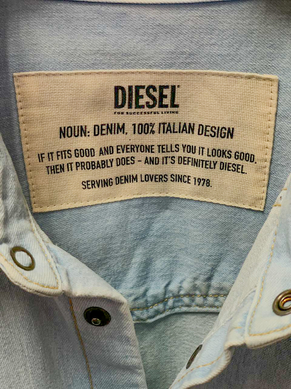 Diesel Denim Shirt / Trucker Jacket - Large
