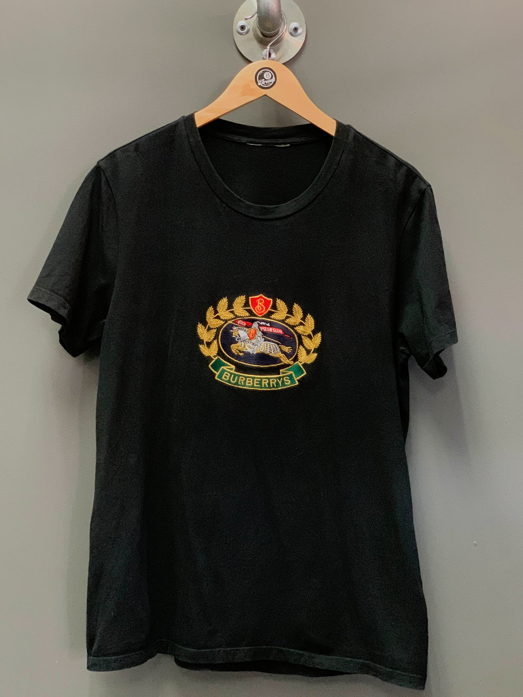 Burberry Knight Embriodered Tee - Large