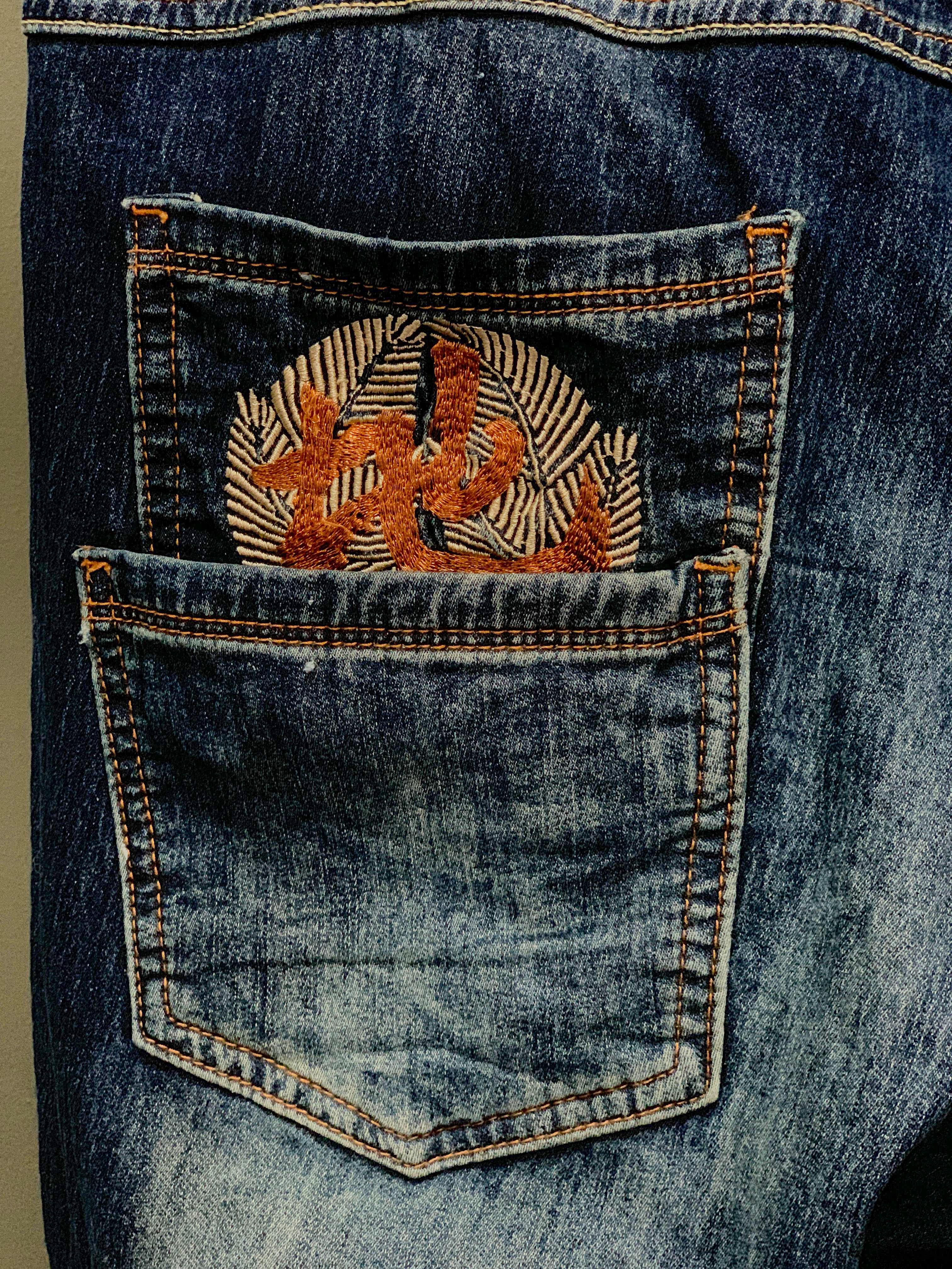 Japan Tiger Multipocket Jeans - 34 (Large)