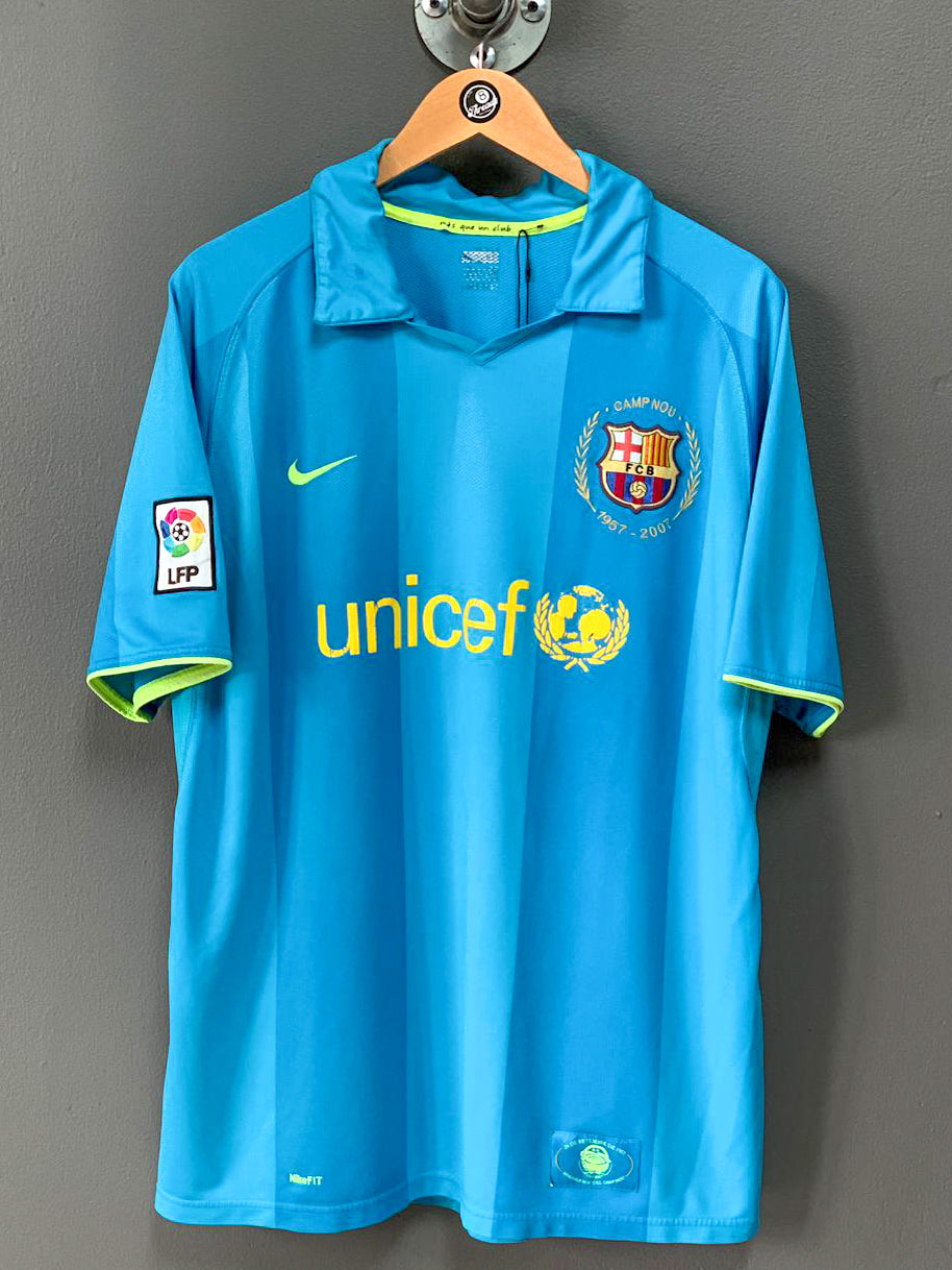 Nike FC Barcelona 2007 Camp Nou 50th Ann Football Jersey - Extra Large