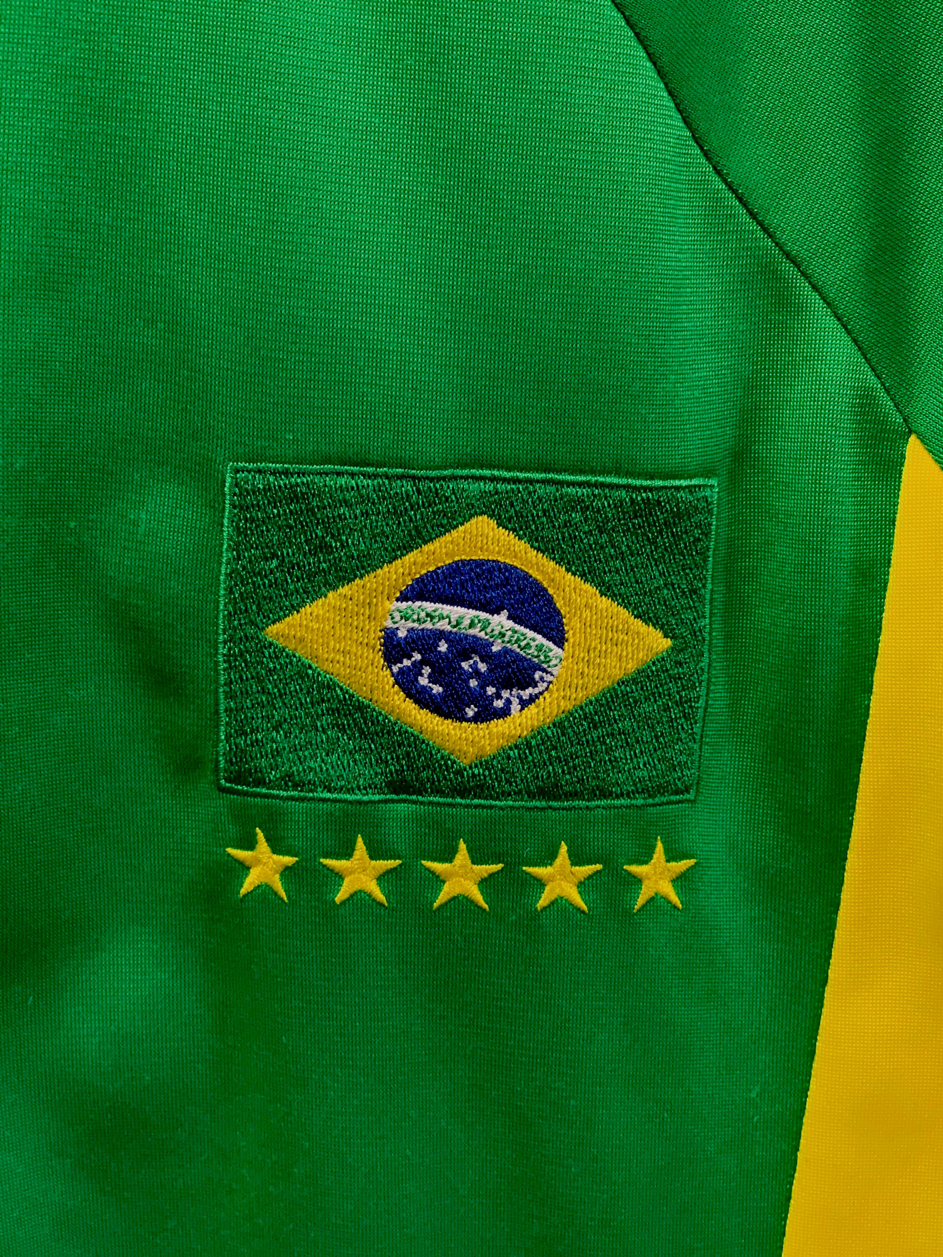 Brazil Adidas Trefoil Track Jacket - Small
