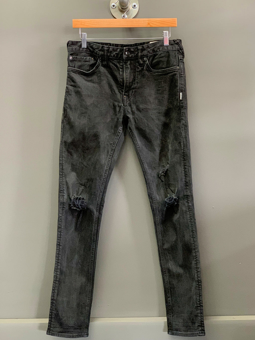 Evisu Kuro Japan Skinny Denim Jeans - Size 30 (Small)