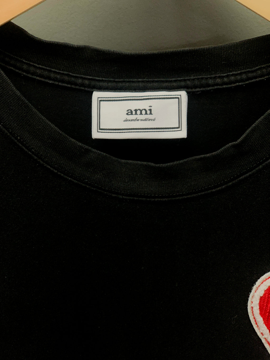 Ami Big Chest Logo Tee - Medium