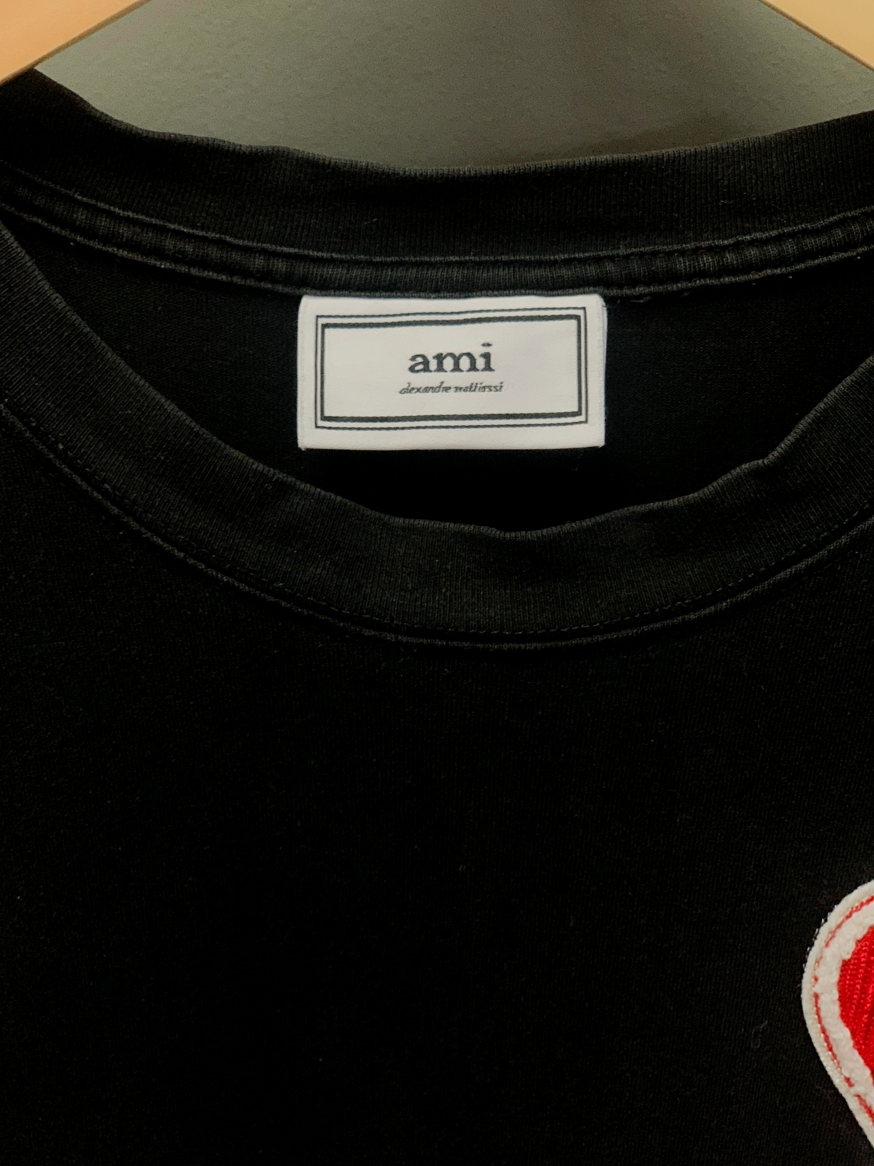 Ami Big Chest Logo Tee - Medium