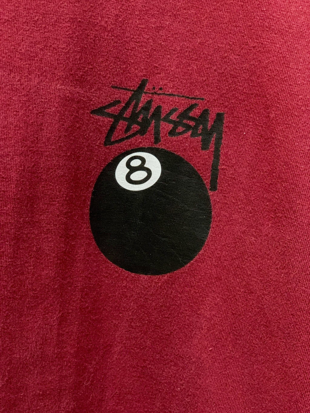 Stussy 8Ball Backprint L/S Tee - Extra Large