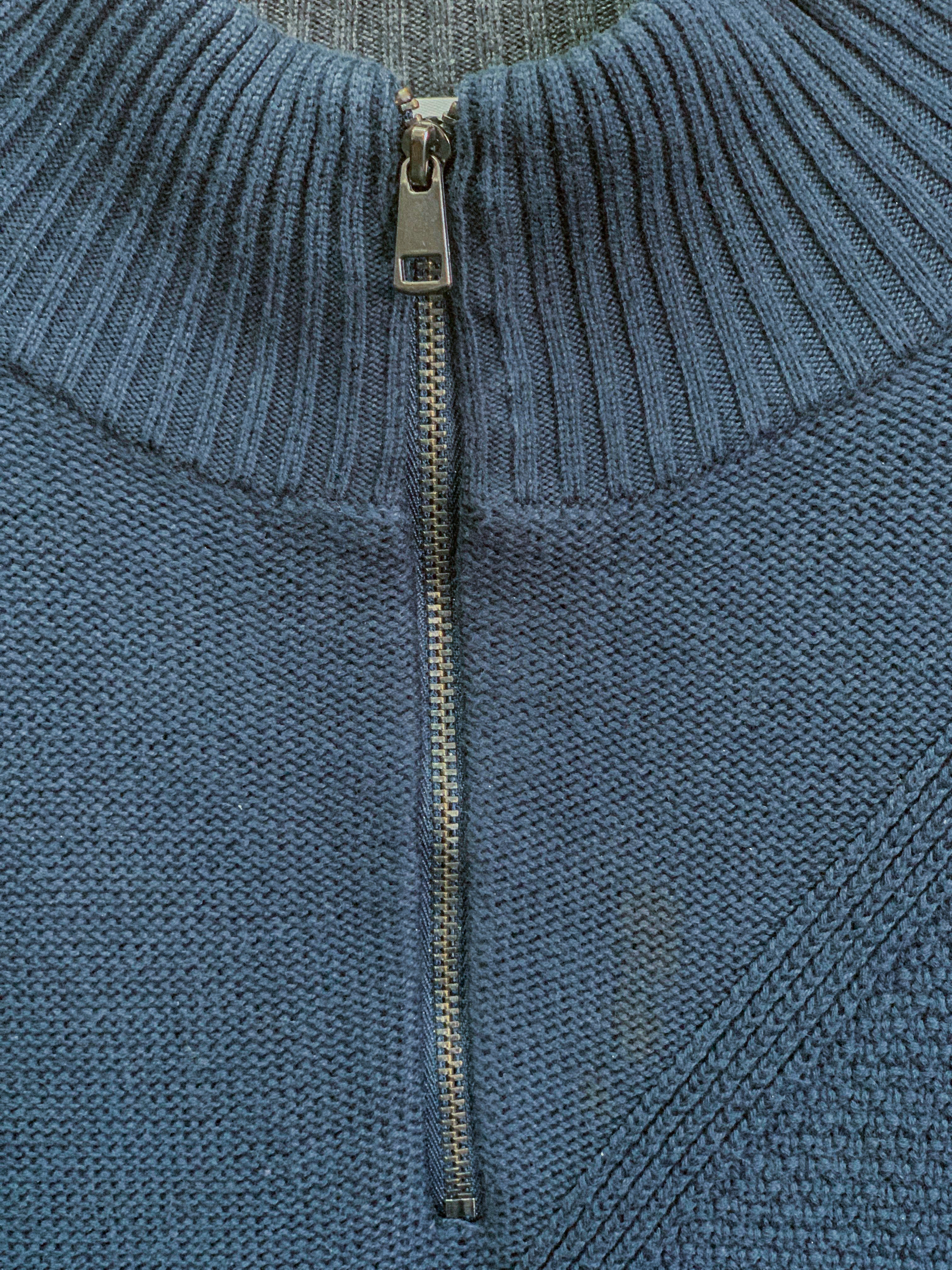 Calvin Klein Horizontal Knit 1/4 Zip - Extra Large