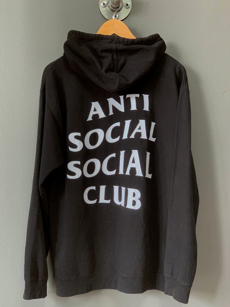 Anti-Social Social Club Logo Pullover Hoodie - Large