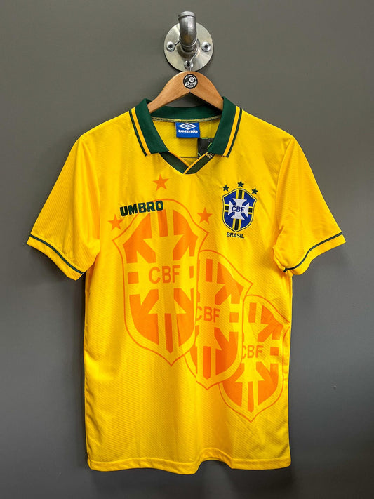 Brazil Retro Umbro 1996 Home Football Kit