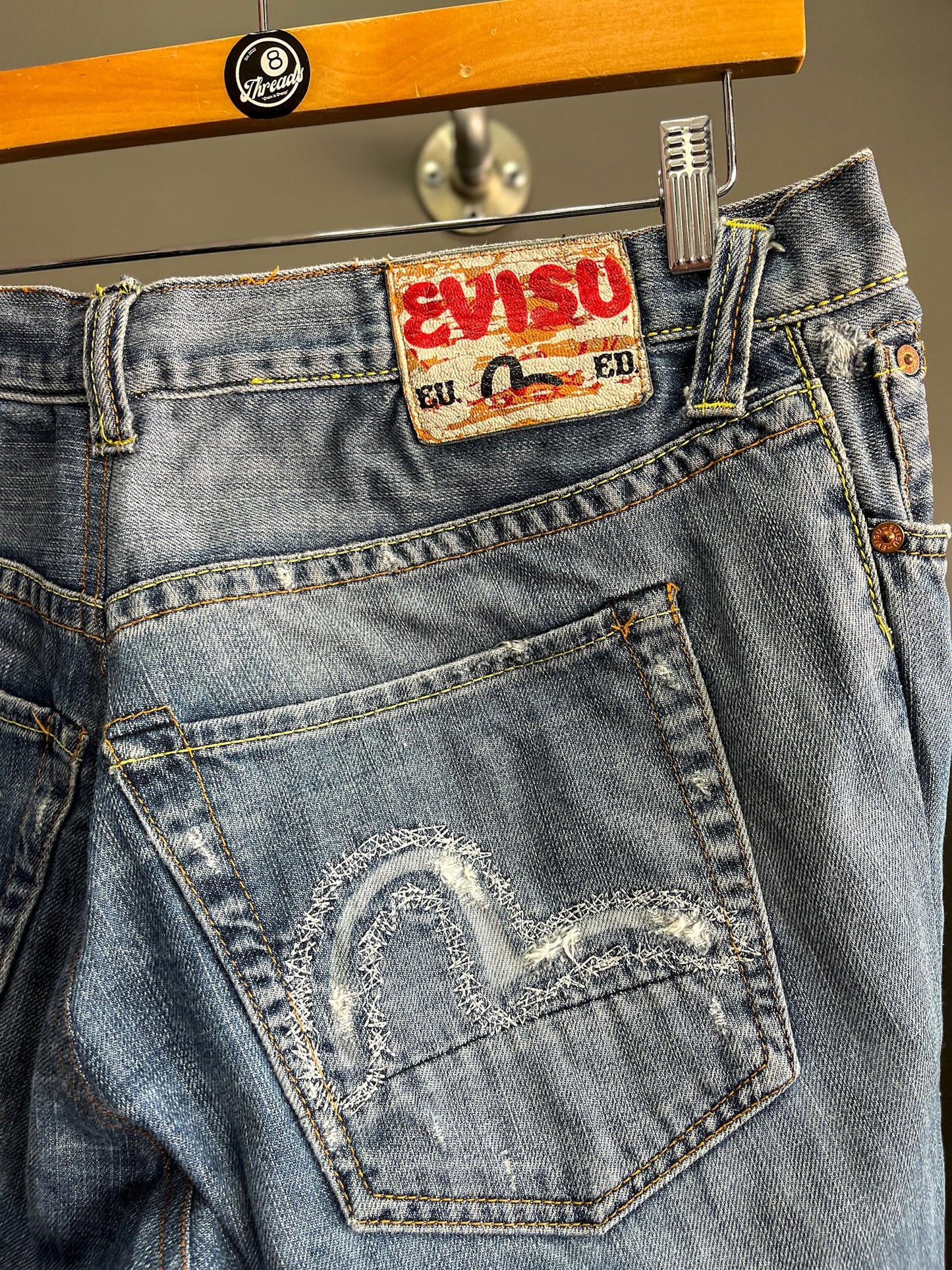 Evisu Baggy Jorts - Fits Size 36