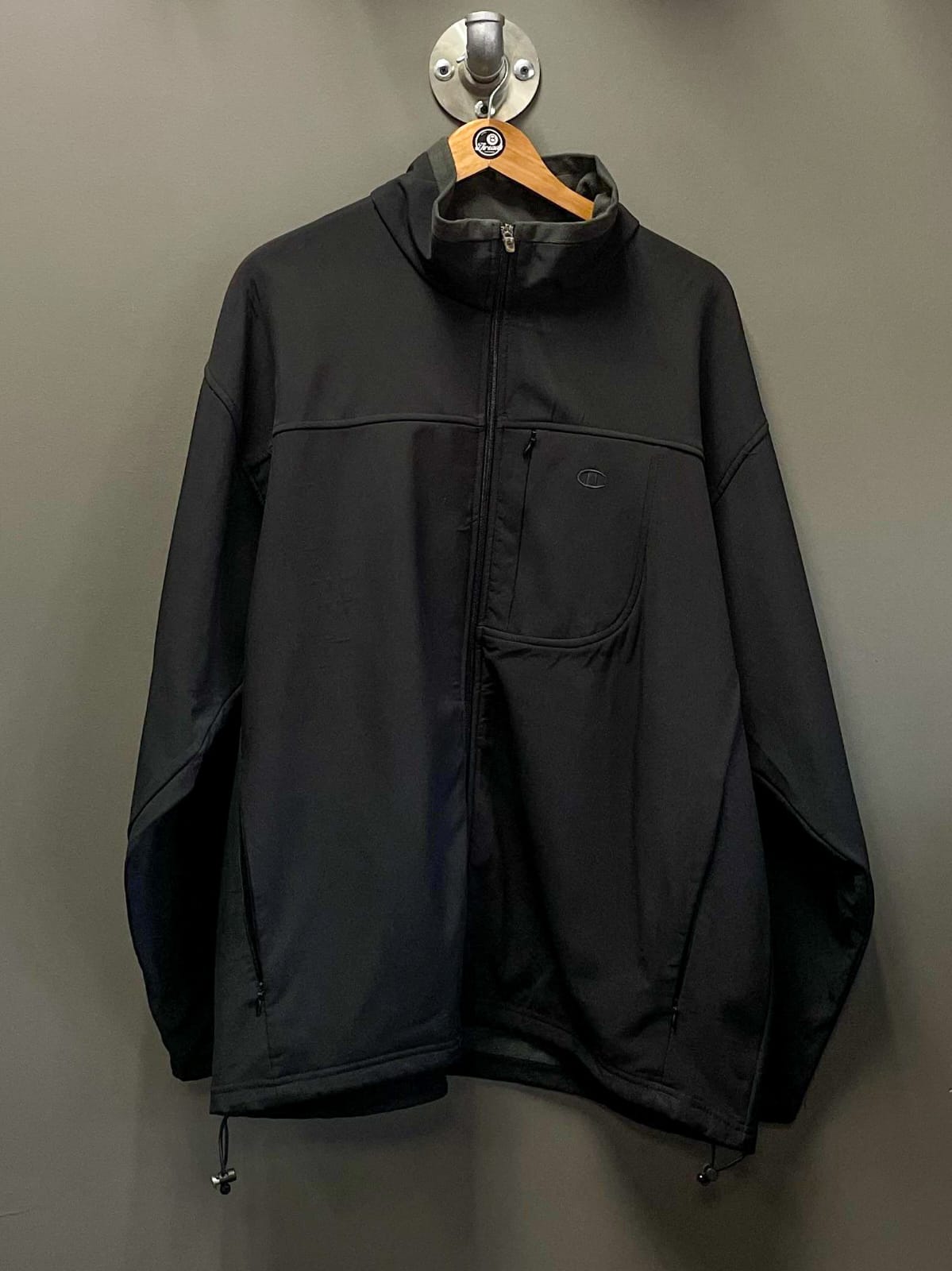 Champion Matte Black Sports Jacket - Xtra Large