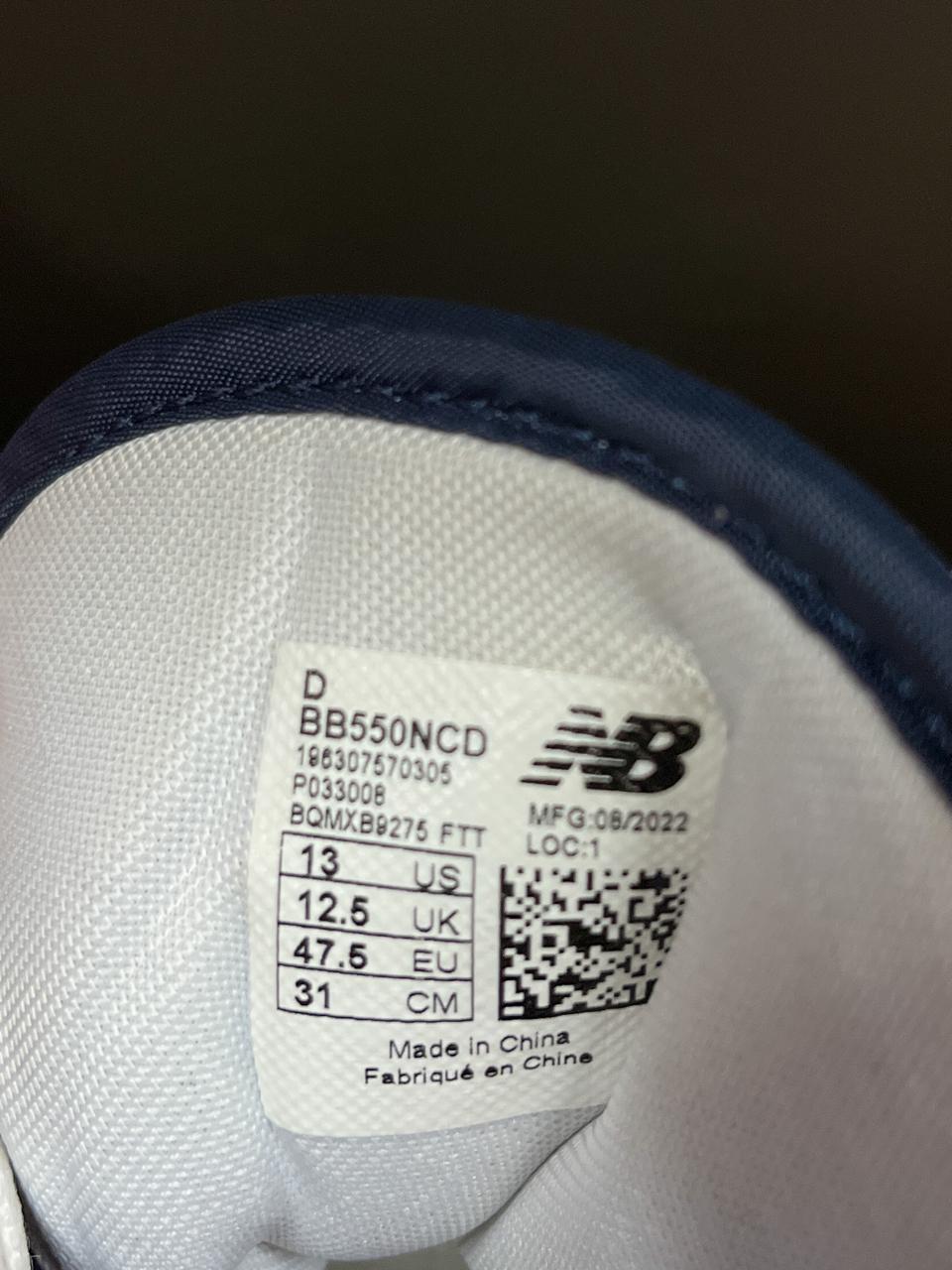 New Balance 550 Sneakers - Size UK12.5