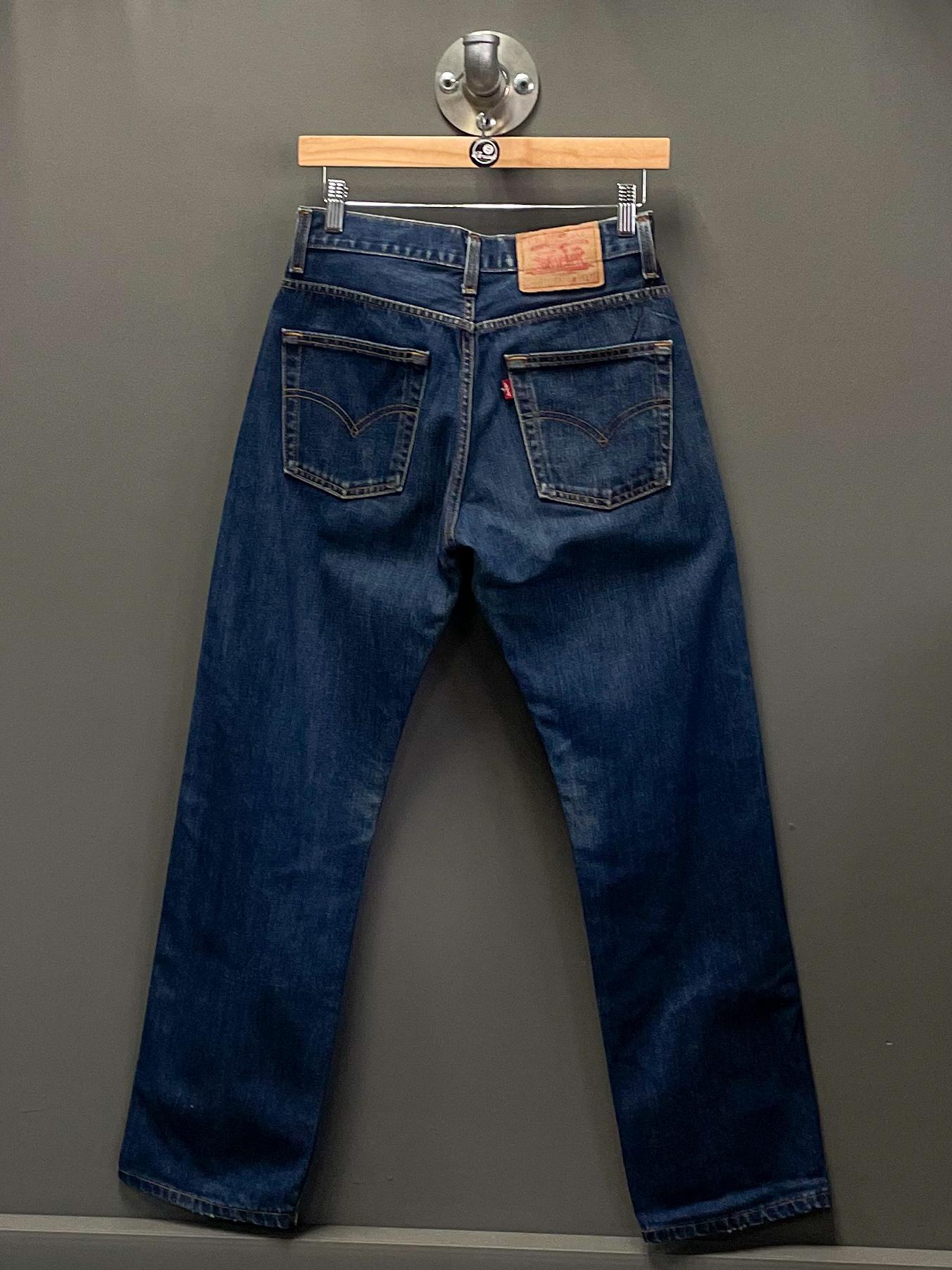 Levis Original 535 Button Fly Denim Jeans - 30x30 (Small)