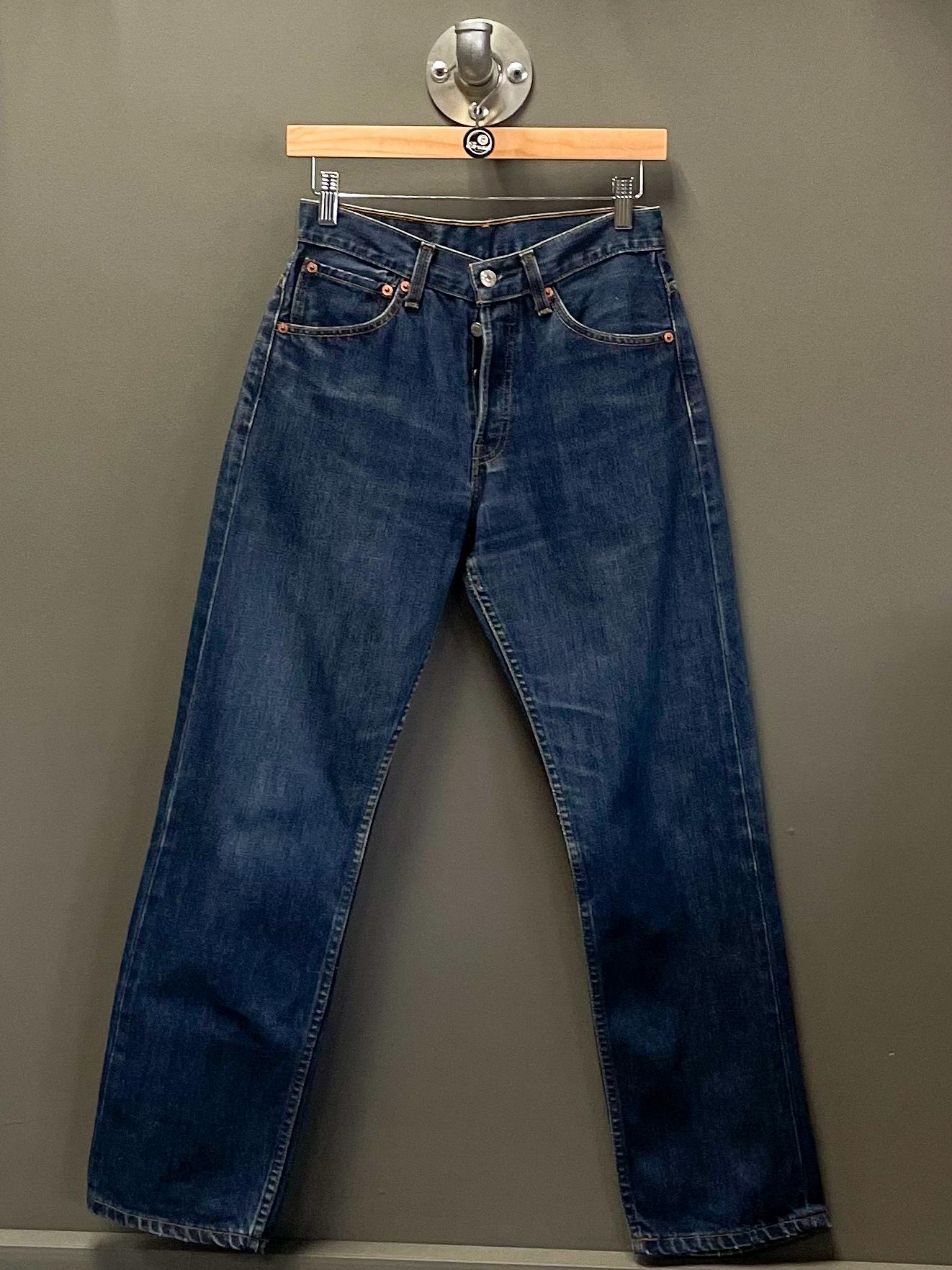Levis Original 535 Button Fly Denim Jeans - 30x30 (Small)