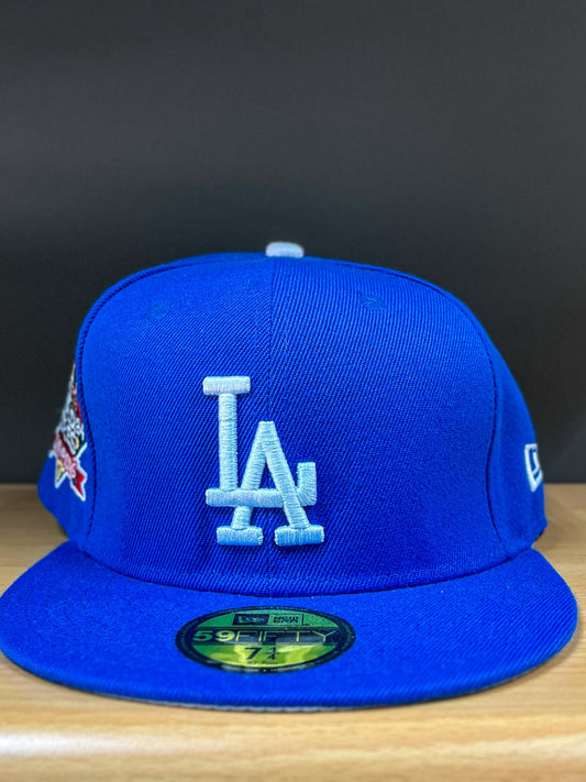 LA Dodgers Champions "2024 World Series Patch" 59FIFTY New Era Fitted Cap