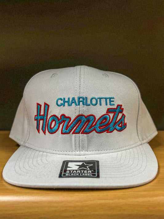 Charlotte Hornets NBA STARTER Black Label SnapBack