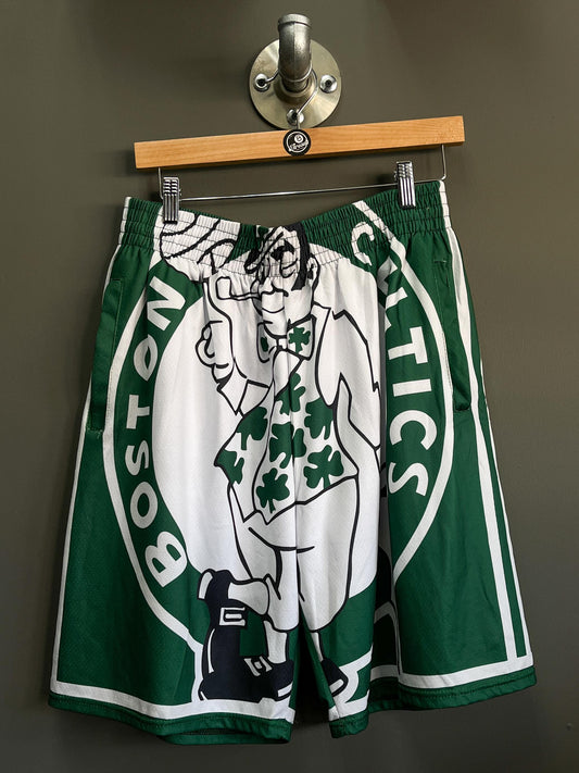 Boston Celtics Graphic NBA Basketball Shorts - Extra Extra Large (XXL)