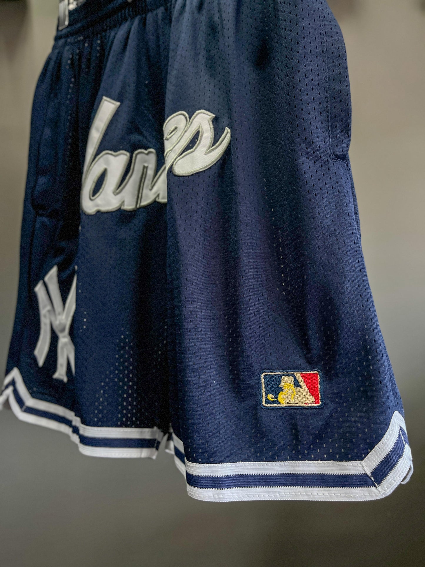 NY Yankees “Just Don” Basketball Style Shorts - Small