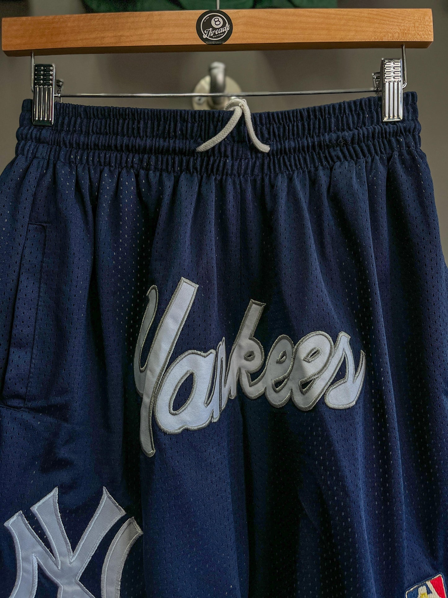 NY Yankees “Just Don” Basketball Style Shorts - Small