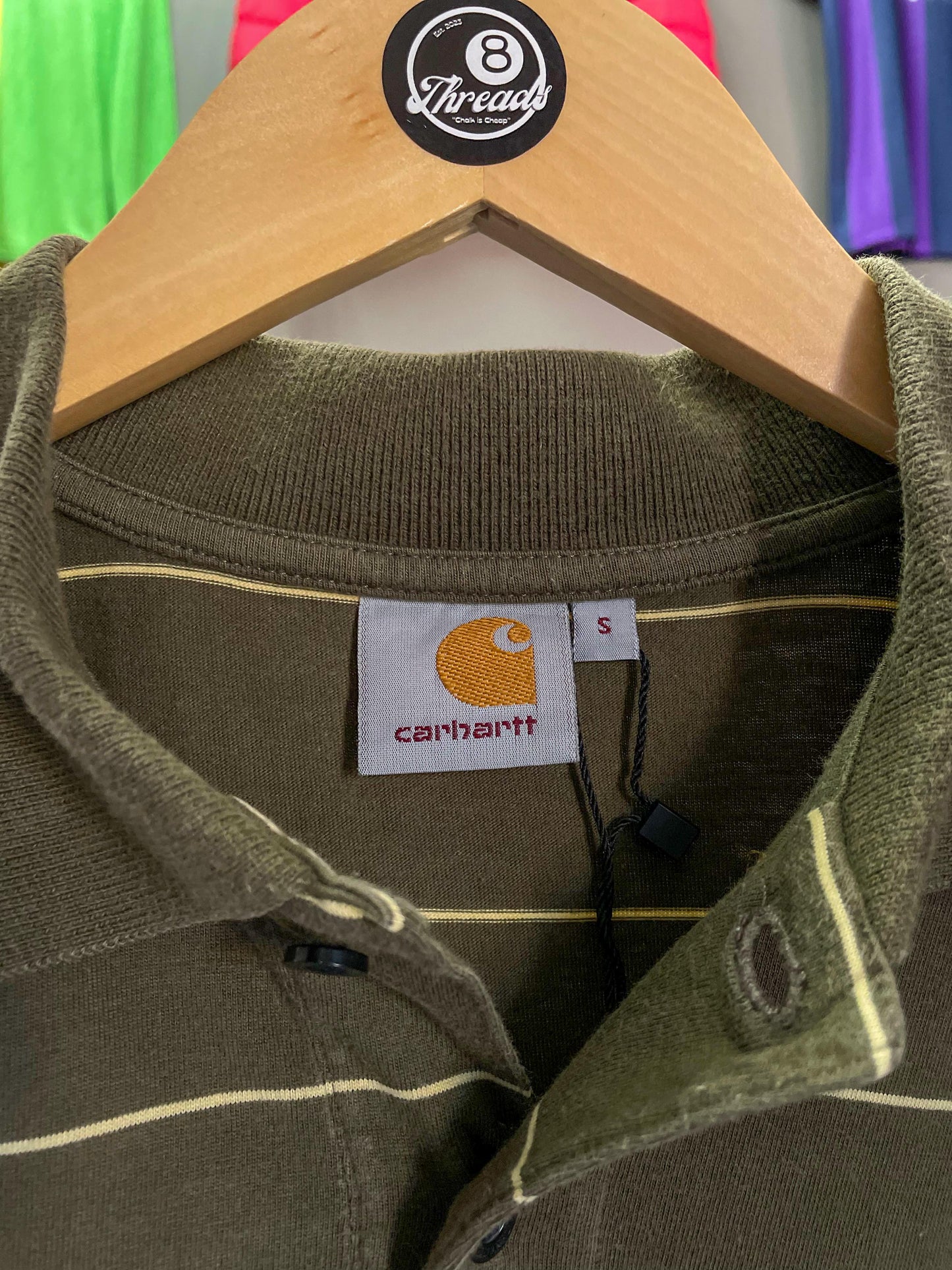 Carhartt  Striped Golfer/Polo - Small