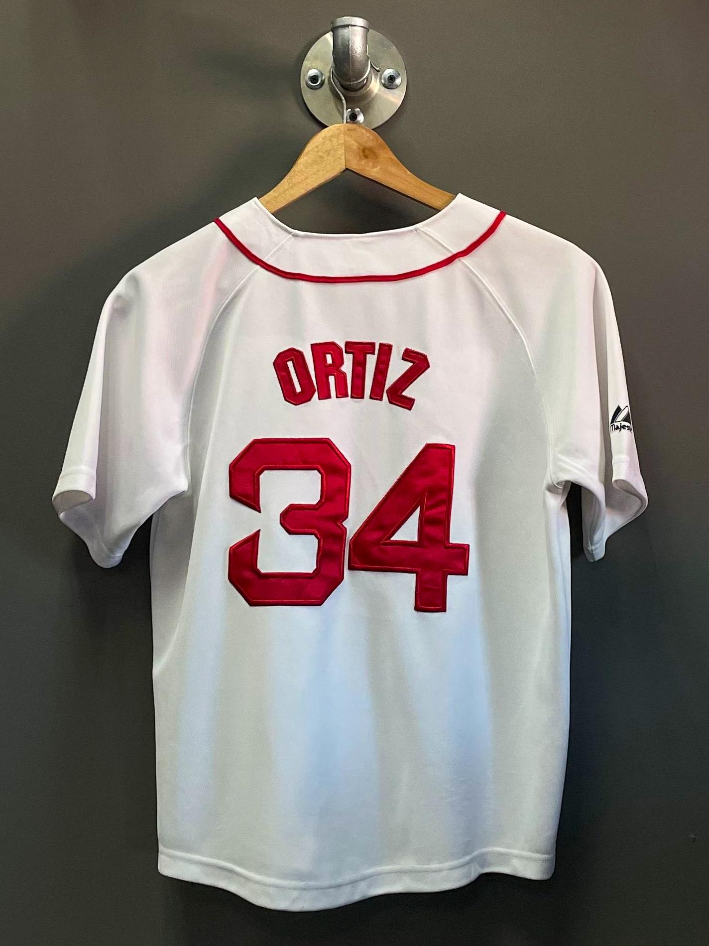 Ladies Boston Redsox Majestic MLB Baseball Jersey - Small