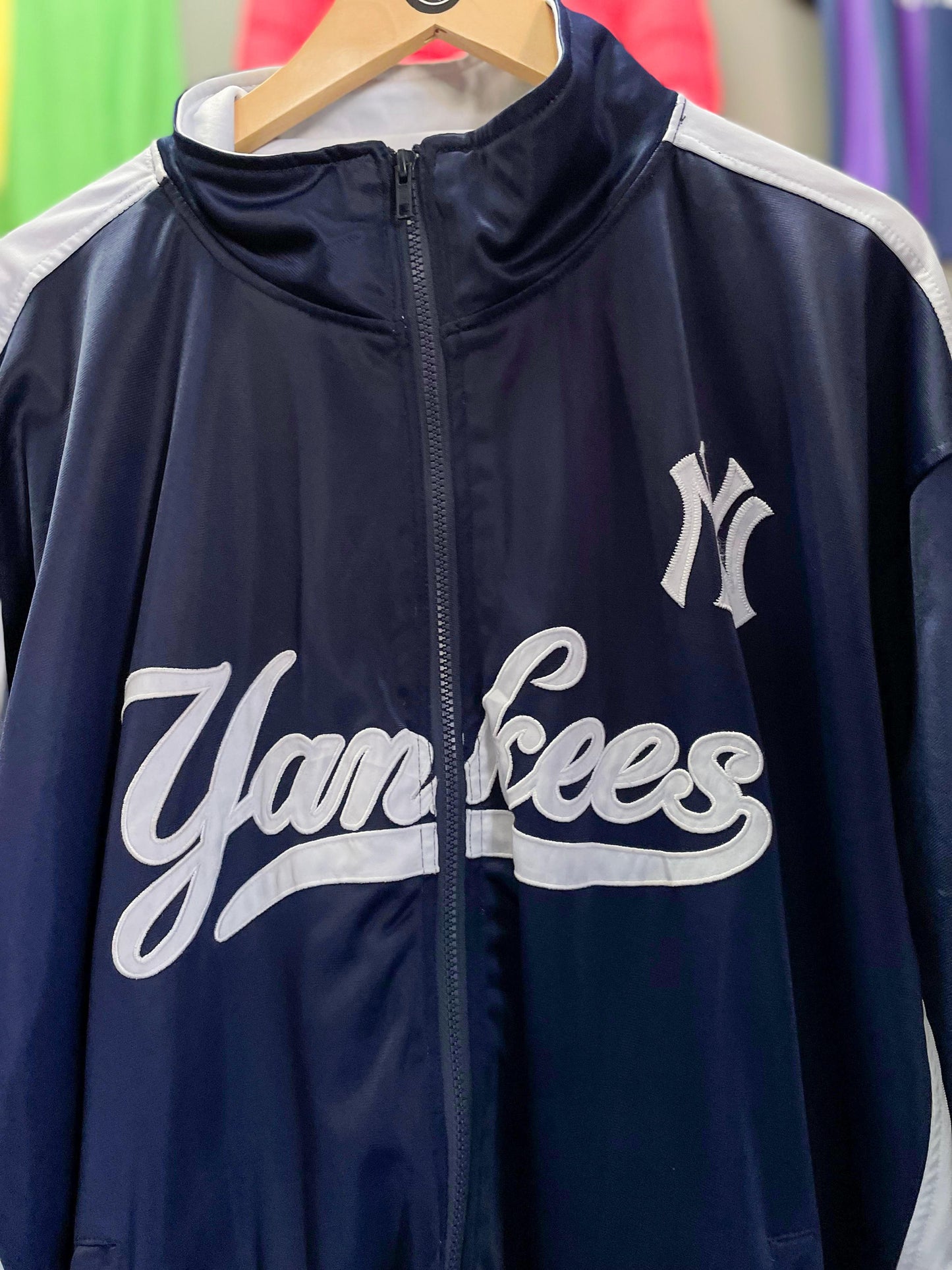 NY Yankees Majestic Baseball Jacket - Extra large