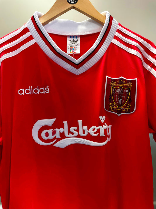 Liverpool FC 1995/96 Home Retro Football Kit - Medium