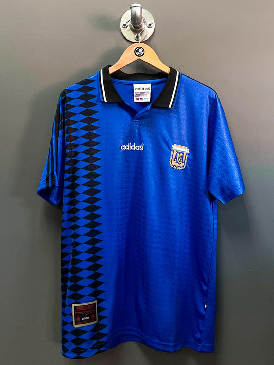 Argentina International 1997/98 Away Retro Football Kit - Extra Large