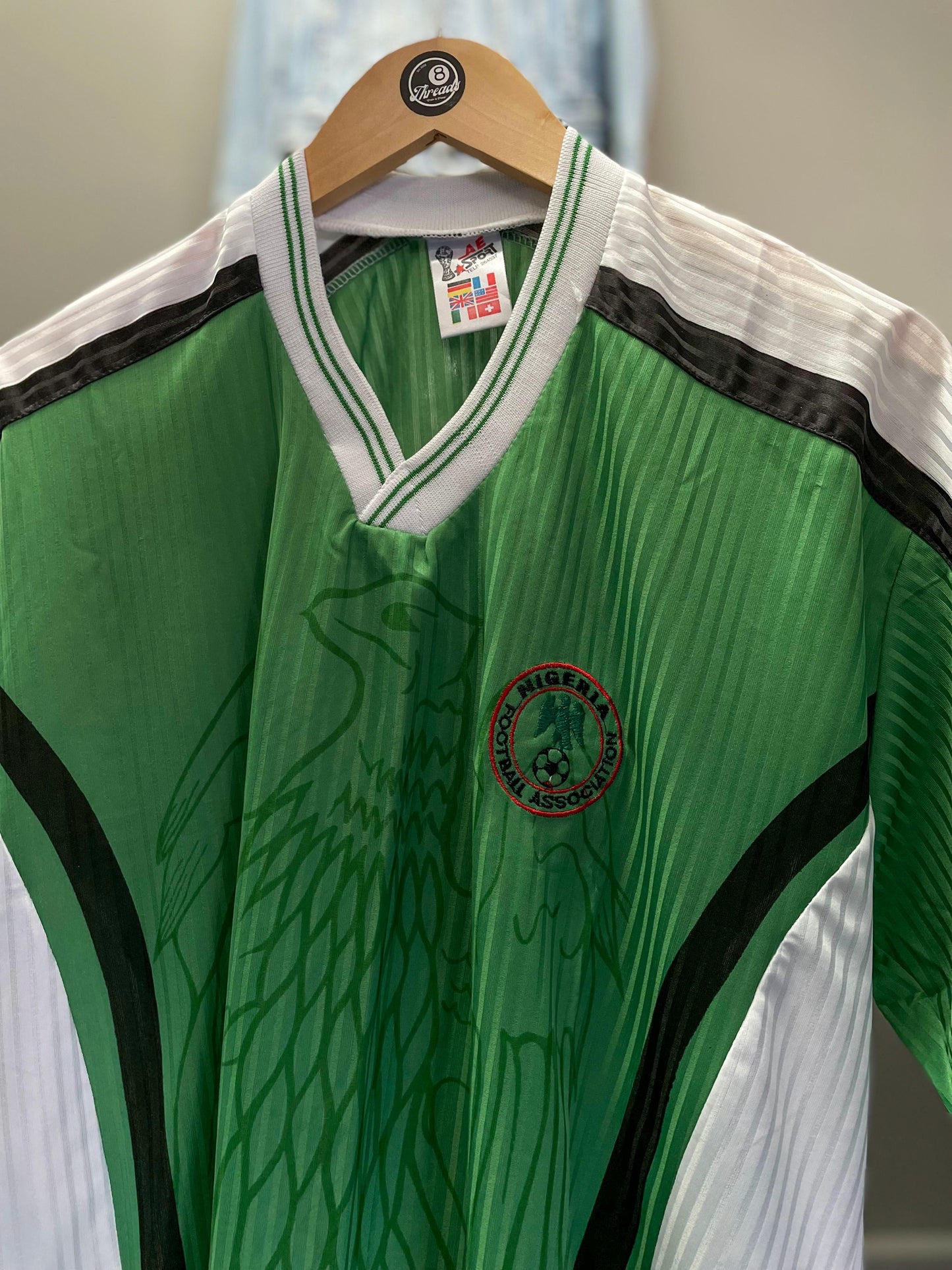 Nigeria 1998 "Kanu" Retro Football Jersey