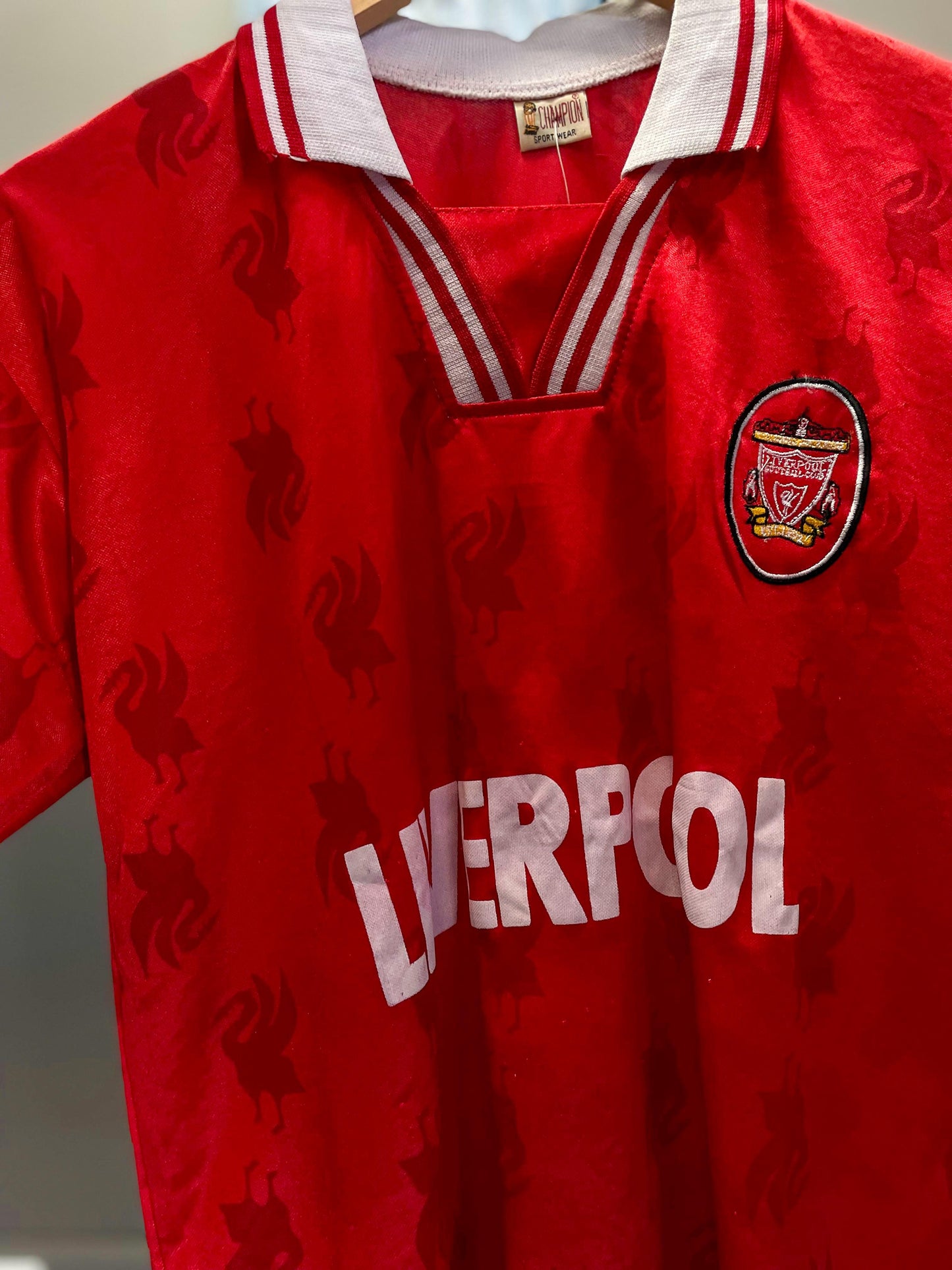 Liverpool FC Retro Fan Football Jersey