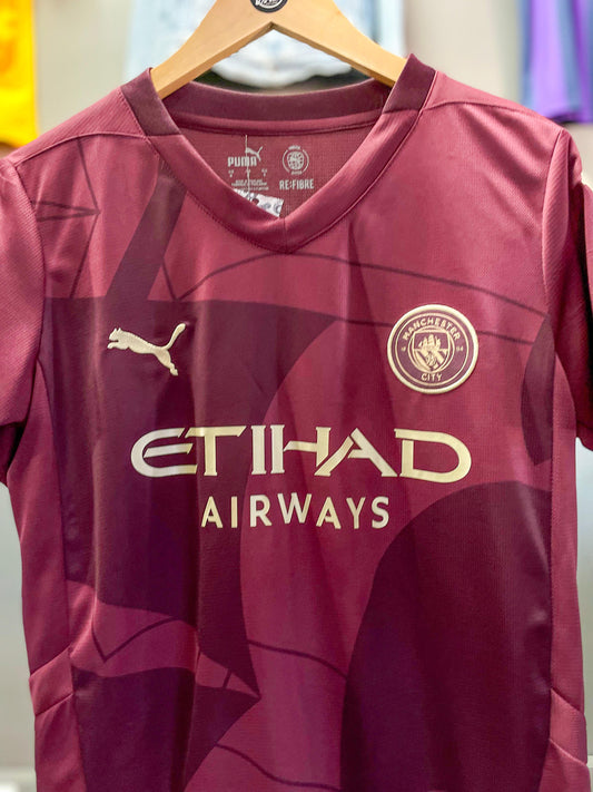 Manchester City 24/25 Third Kit Fan Version Football Jersey