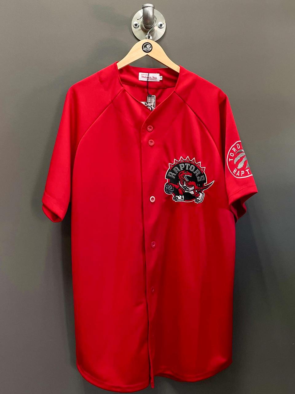 Toronto Raptors NBA Baseball Style Button Up Shirt - Extra Large