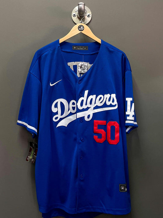 Los Angeles Dodgers "Betts 50" Nike MLB Baseball Jersey