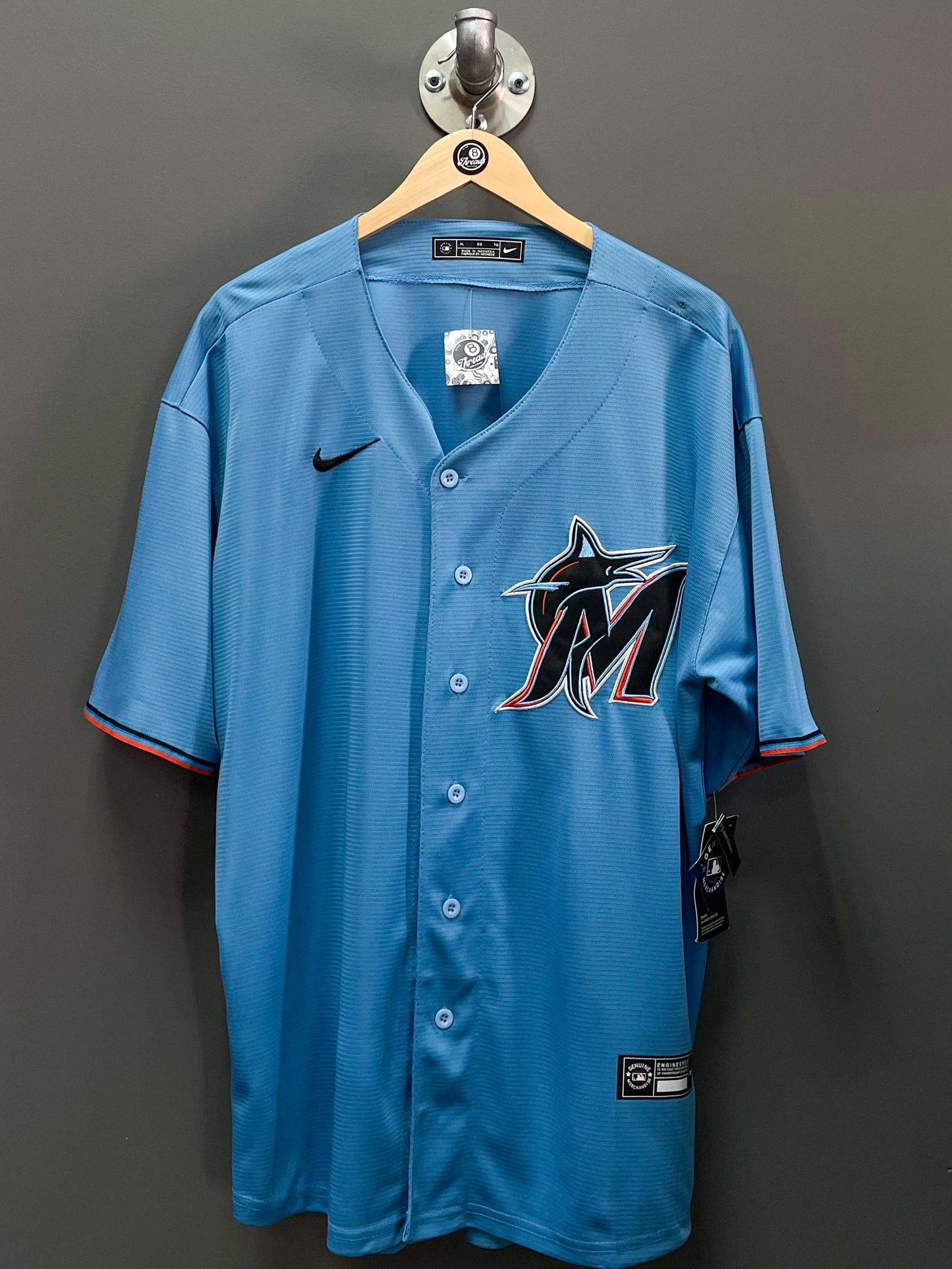 Miami Marlins Nike MLB Baseball Top