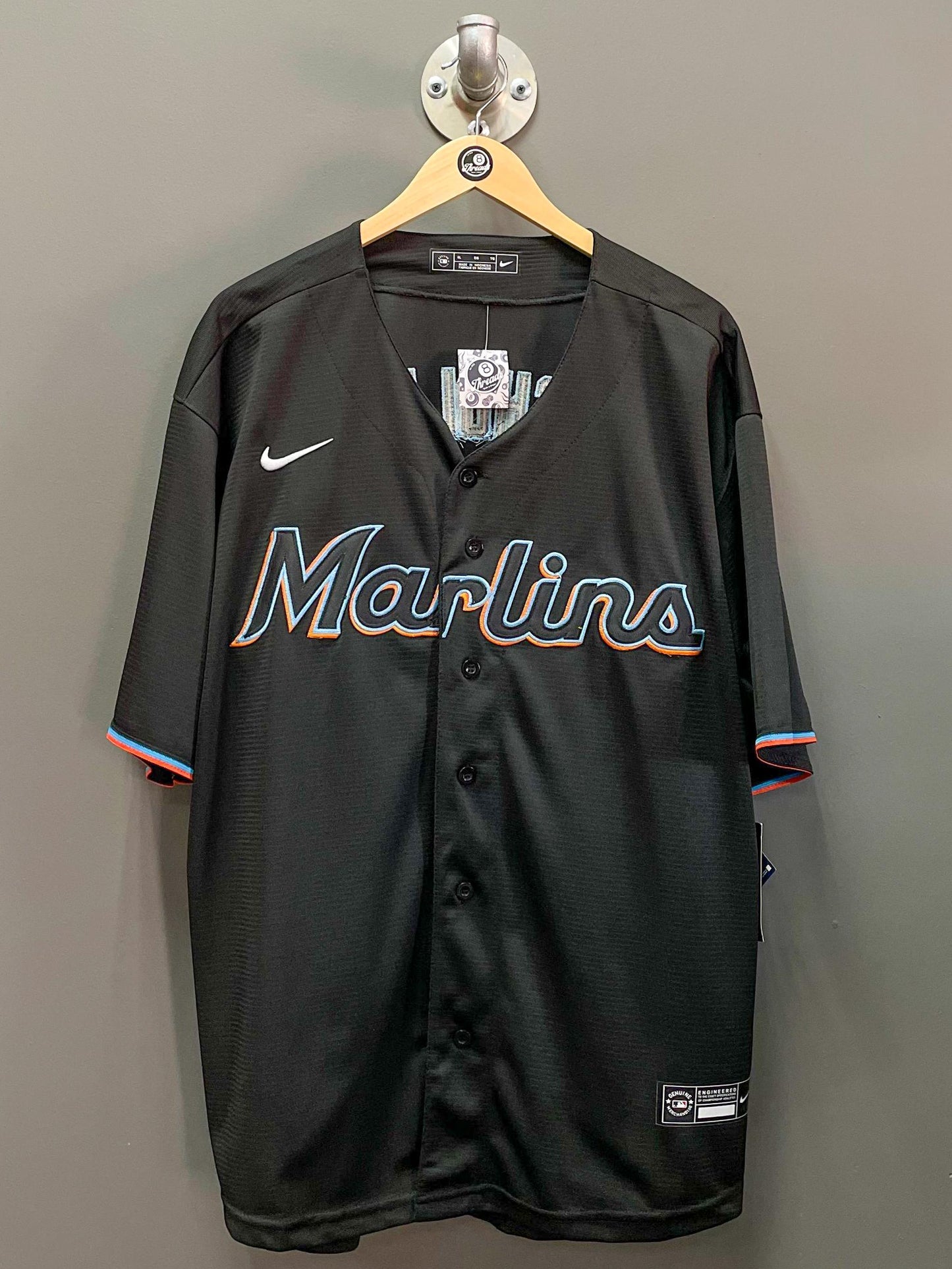 Miami Marlins Nike MLB Baseball Top - Extra Large
