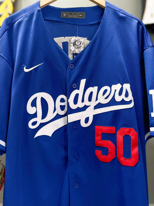 Los Angeles Dodgers "Betts 50" Nike MLB Baseball Jersey