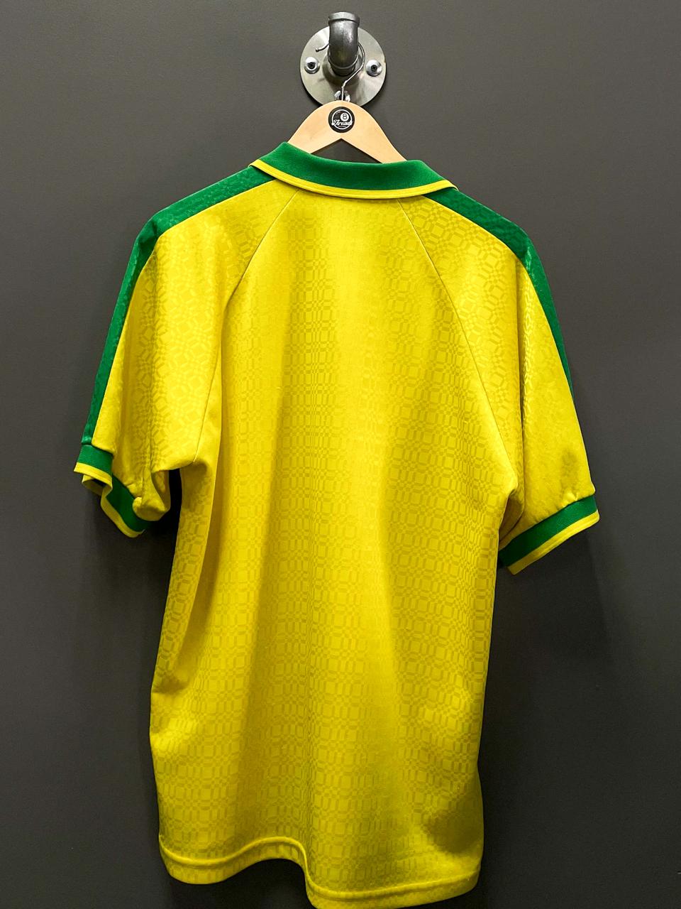 Brazil Retro Football Jersey - Fits Large