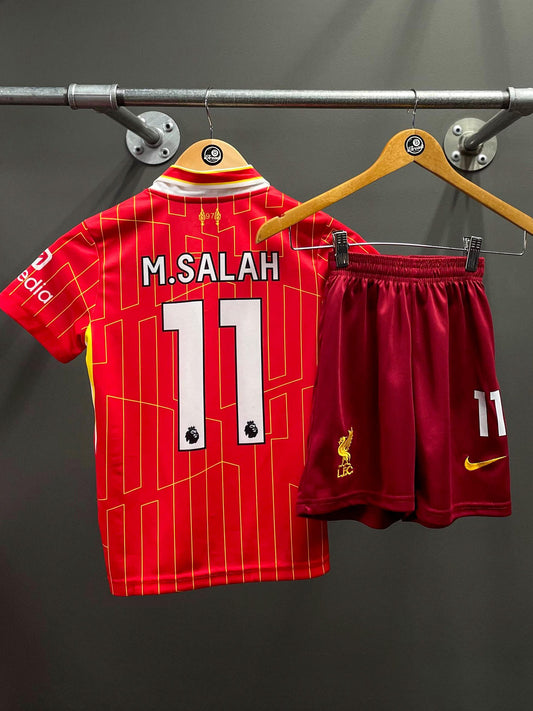 Liverpool 24/25 Home "Salah" Kids Football Kit