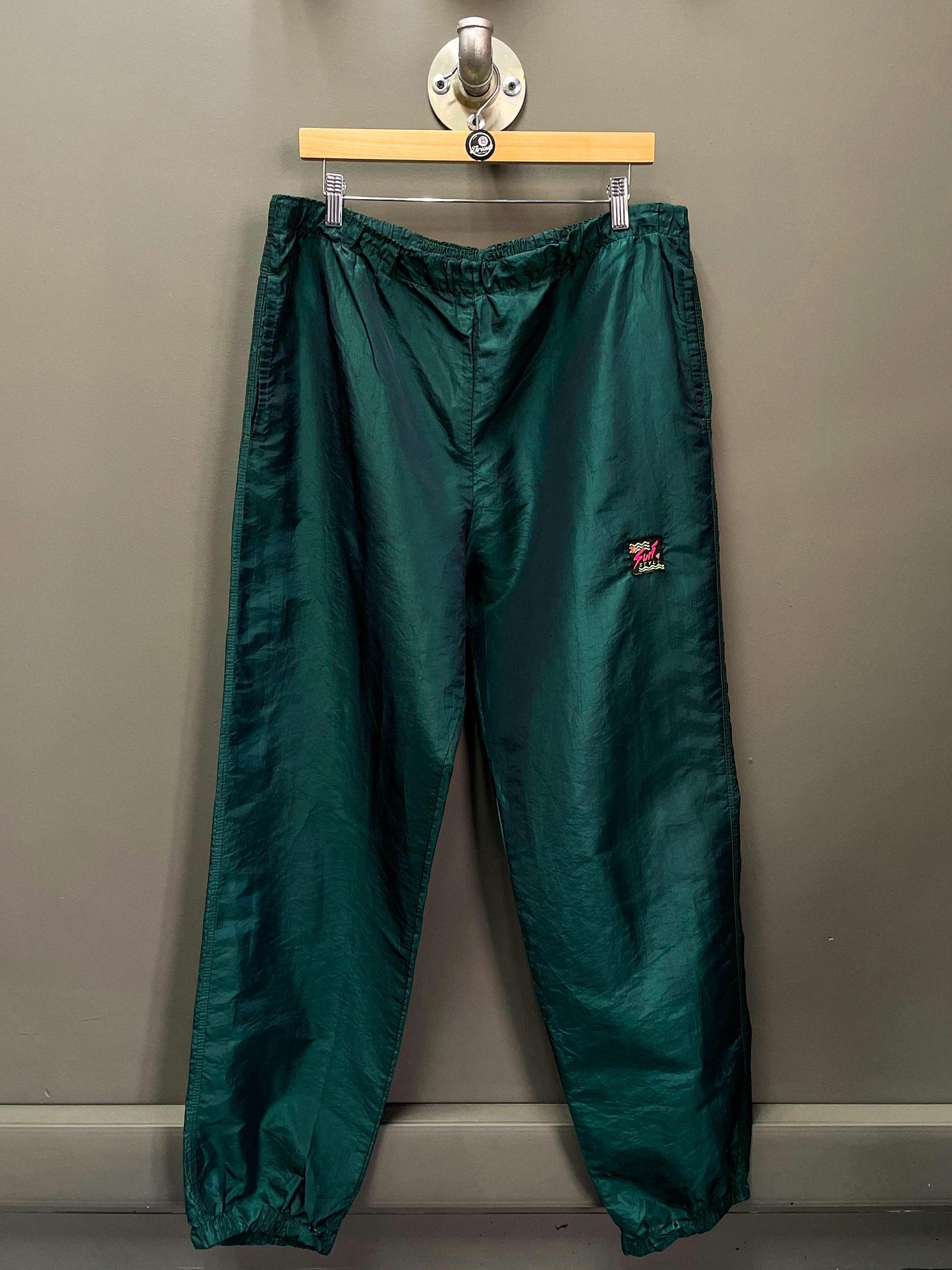 Surf Style Iridescent Windbreaker Trackpants - Large