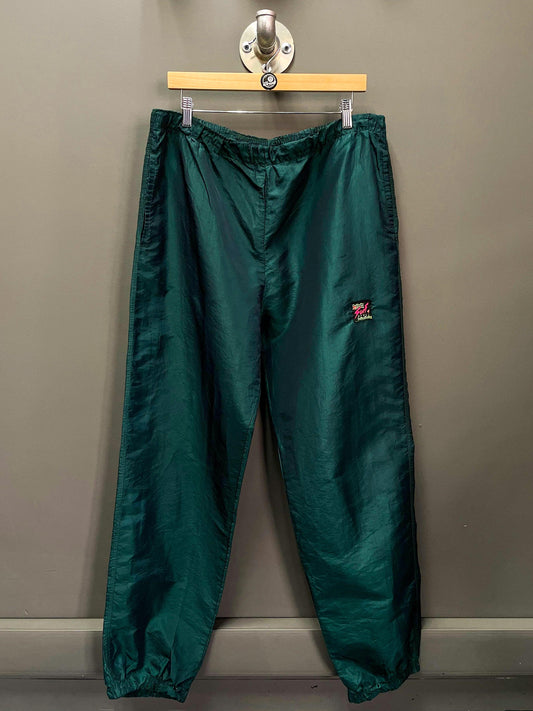 Surf Style Iridescent Windbreaker Trackpants - Large
