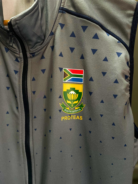 Proteas South African Cricket Training Sleeveless Jacket/Vest - Large